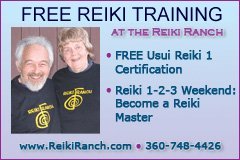 Free Reiki training Usui Reiki at Reiki Ranch Washington
