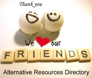 We love our friends thank you alternative resources directory