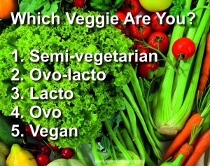 Which veggie are you semi vegetarian ovo lacto vegan vegetarianism