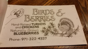 Birds & Berries - local farm