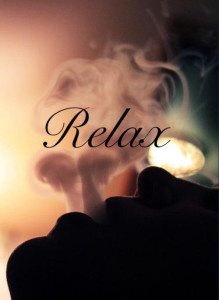 Relax weed smoke