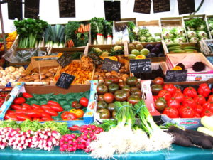 Paris fruit-veg market